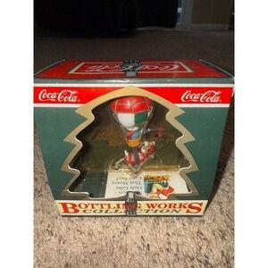 Coca Cola Bottling Works Collection North Pole Flying School Ornament